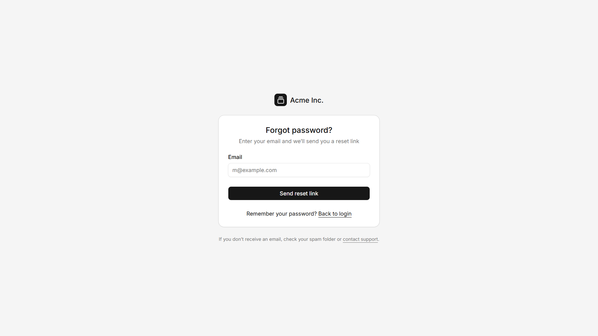Forgot Password